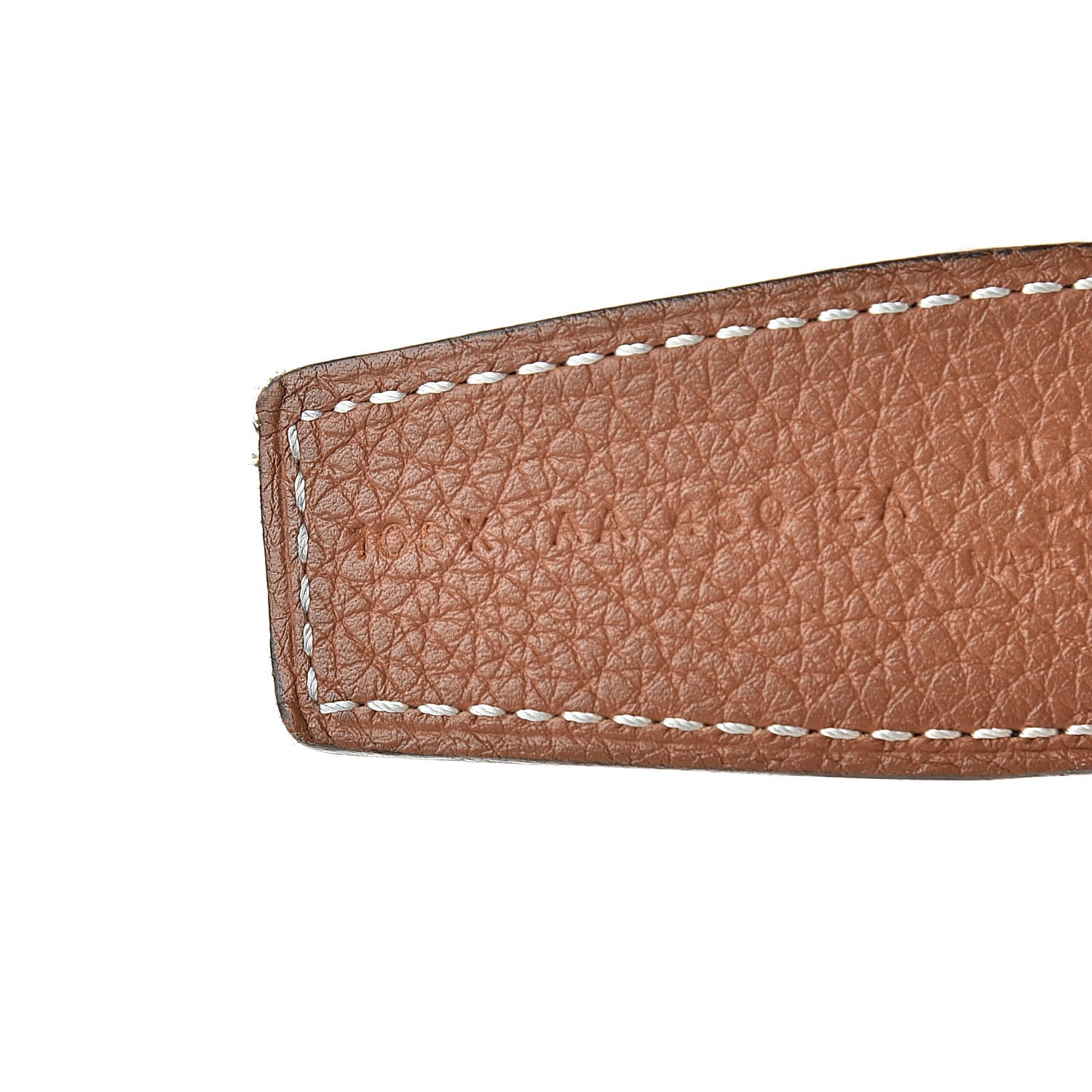 Hermes Box Togo 32mm Belt Strap 105 Black Gold 4 of 13