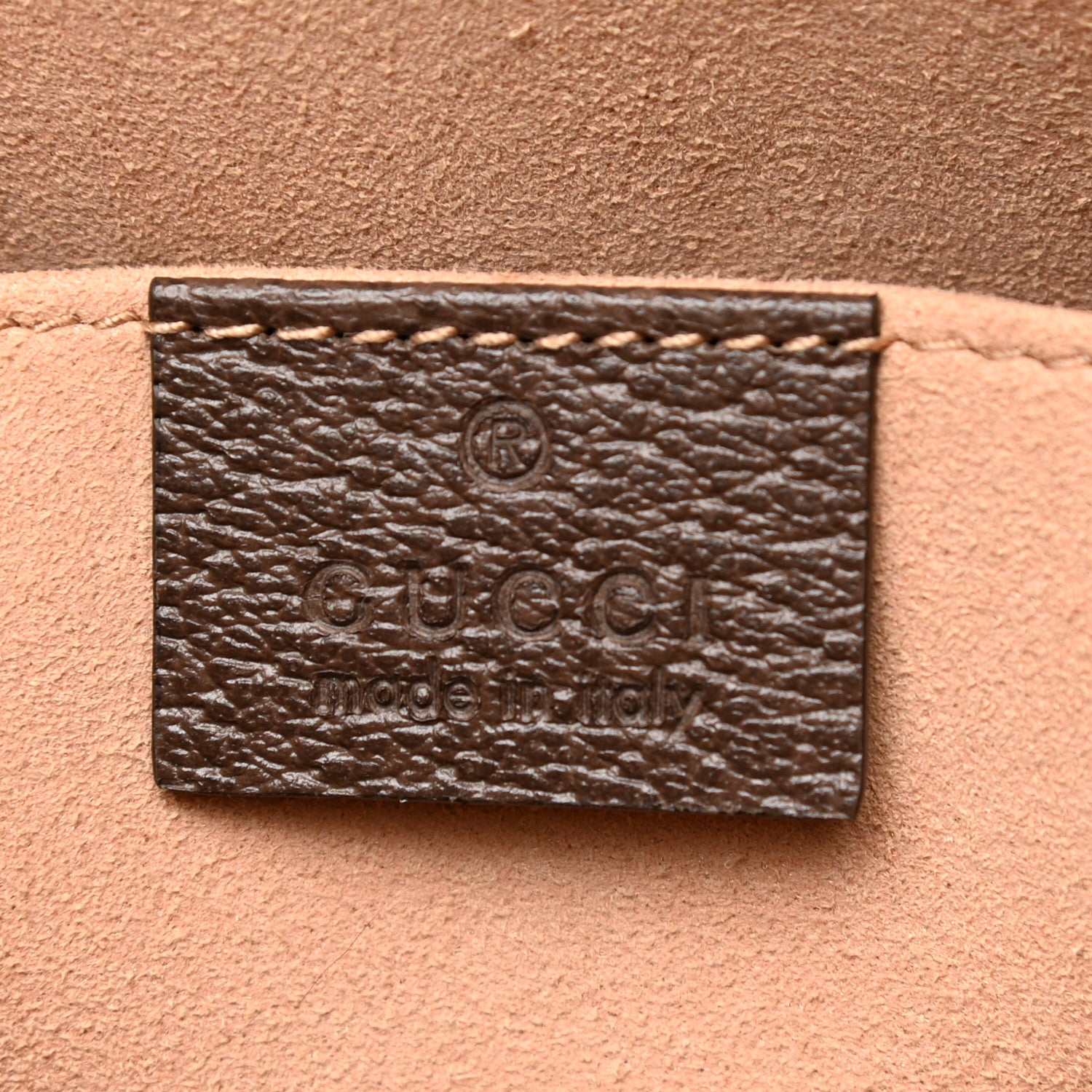 Gucci GG Supreme Monogram Web Ophidia Pouch Brown 6 of 7