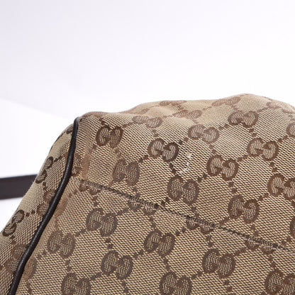 Gucci Monogram Medium Sukey Boston Bag Brown 9 of 10