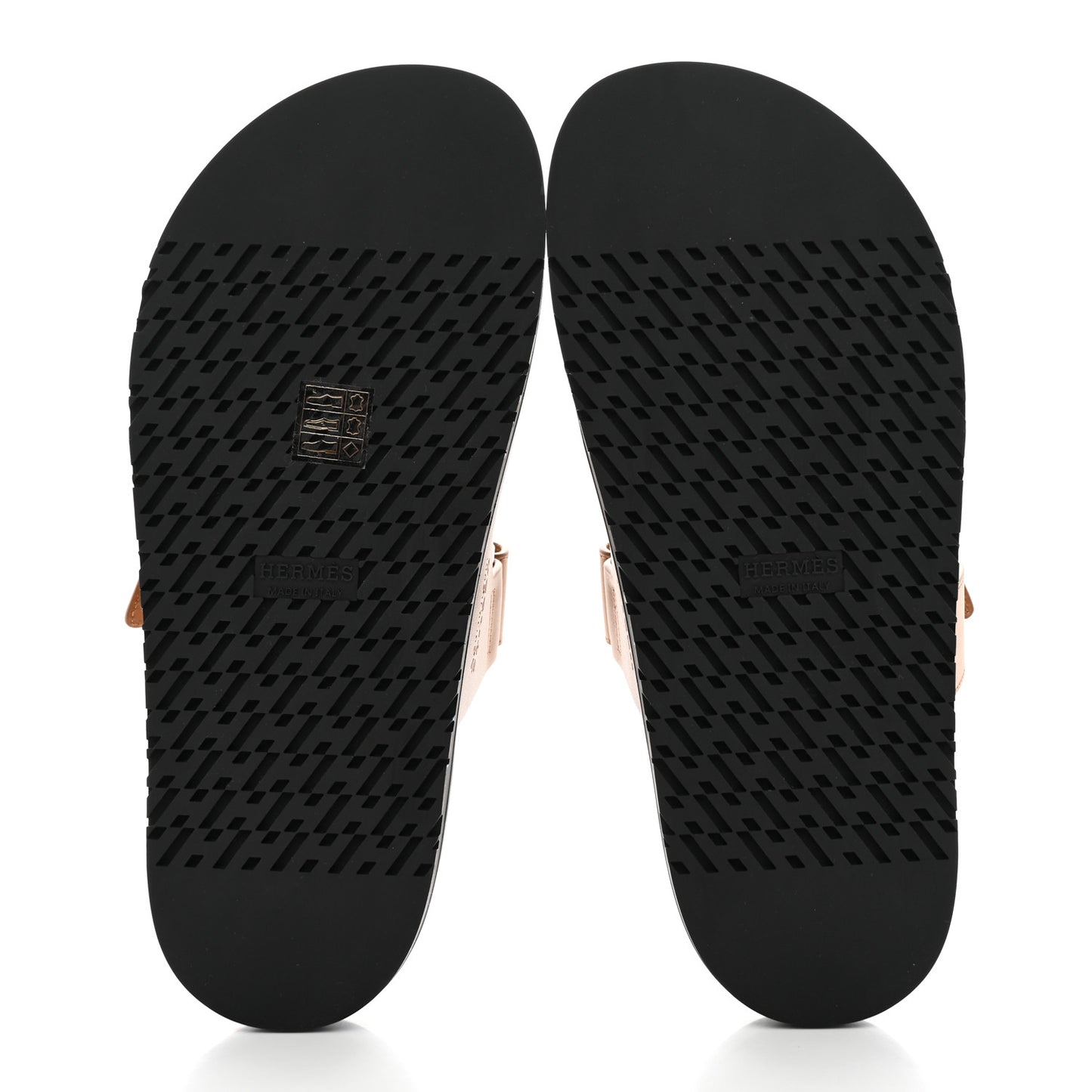 Calfskin Womens Chypre Sandals 38.5 Naturel