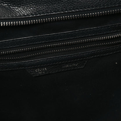 Celine Drummed Calfskin Mini Luggage Black 6 of 12