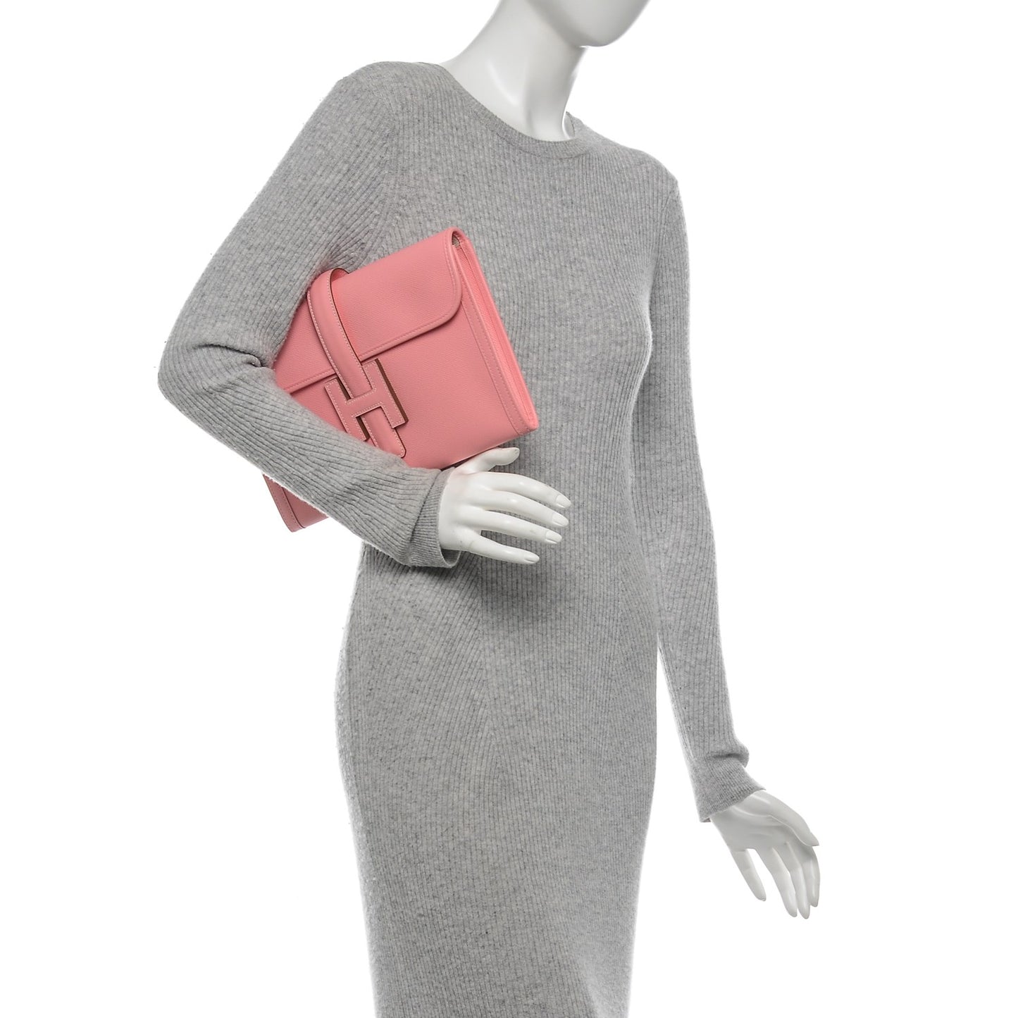 Epsom Jige PM Clutch Rose Confetti