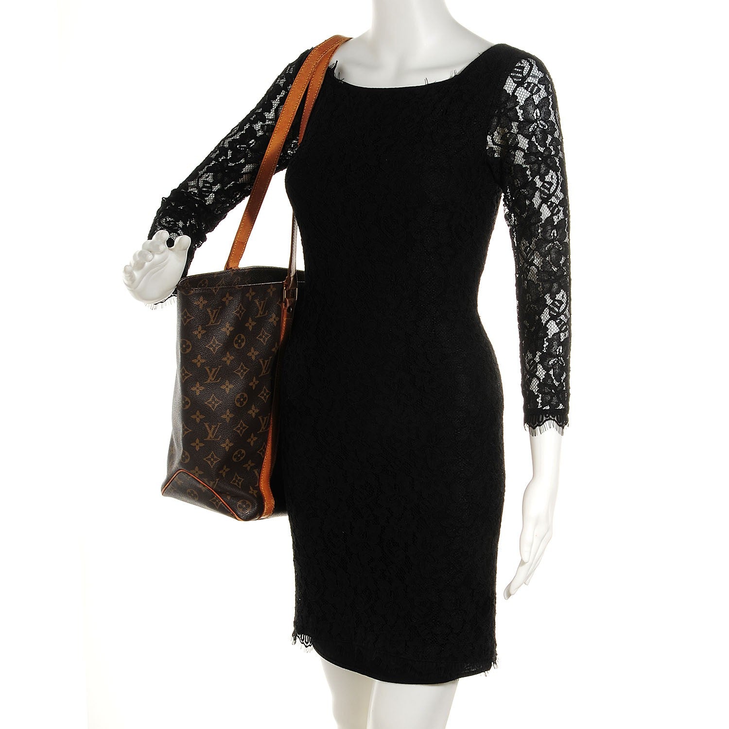 Louis Vuitton Monogram Sac Shopping Tote 2 of 7