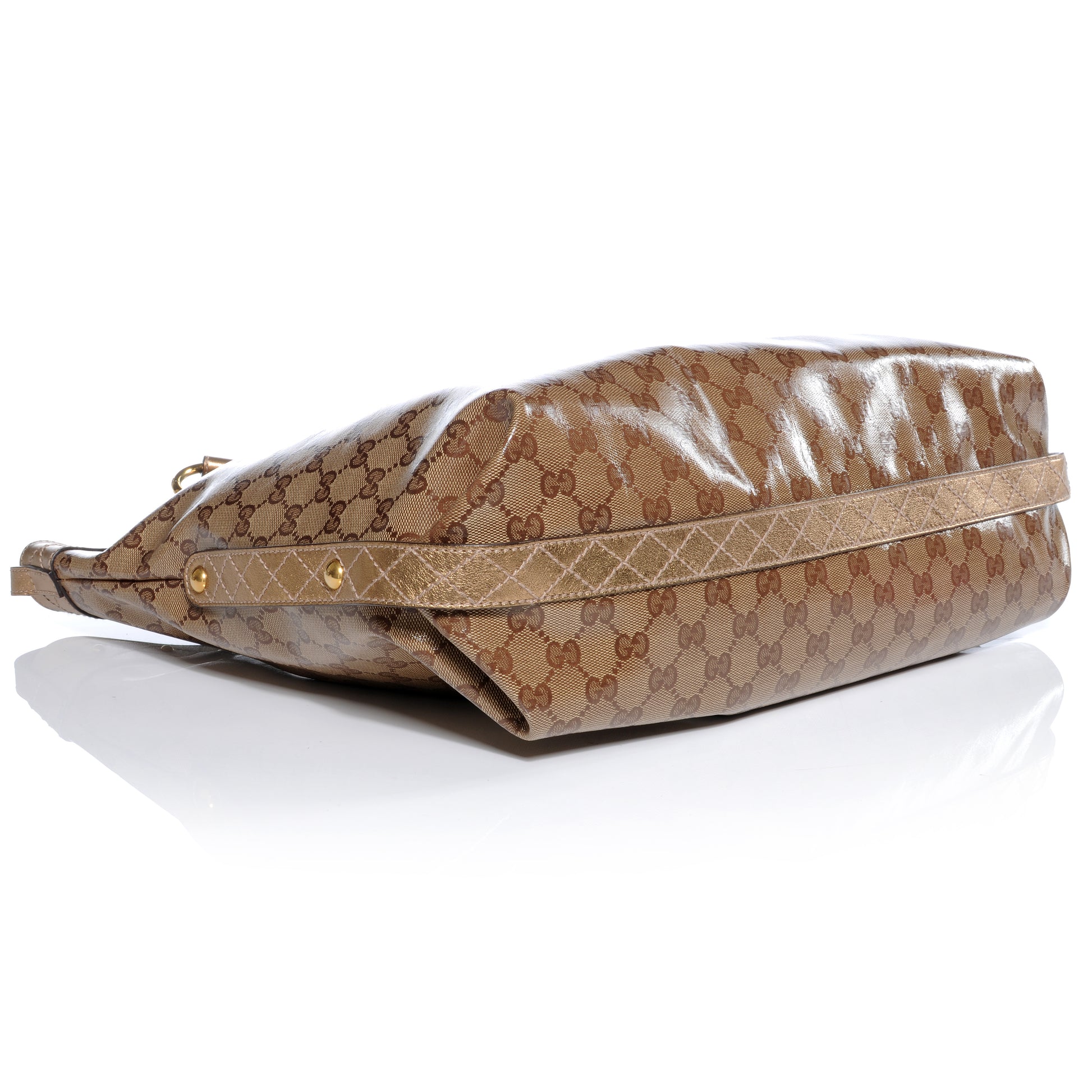 Gucci Crystal Monogram Studded Irina Tote 4 of 9