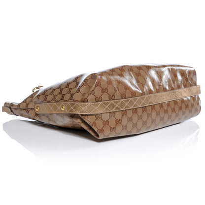 Gucci Crystal Monogram Studded Irina Tote 4 of 9