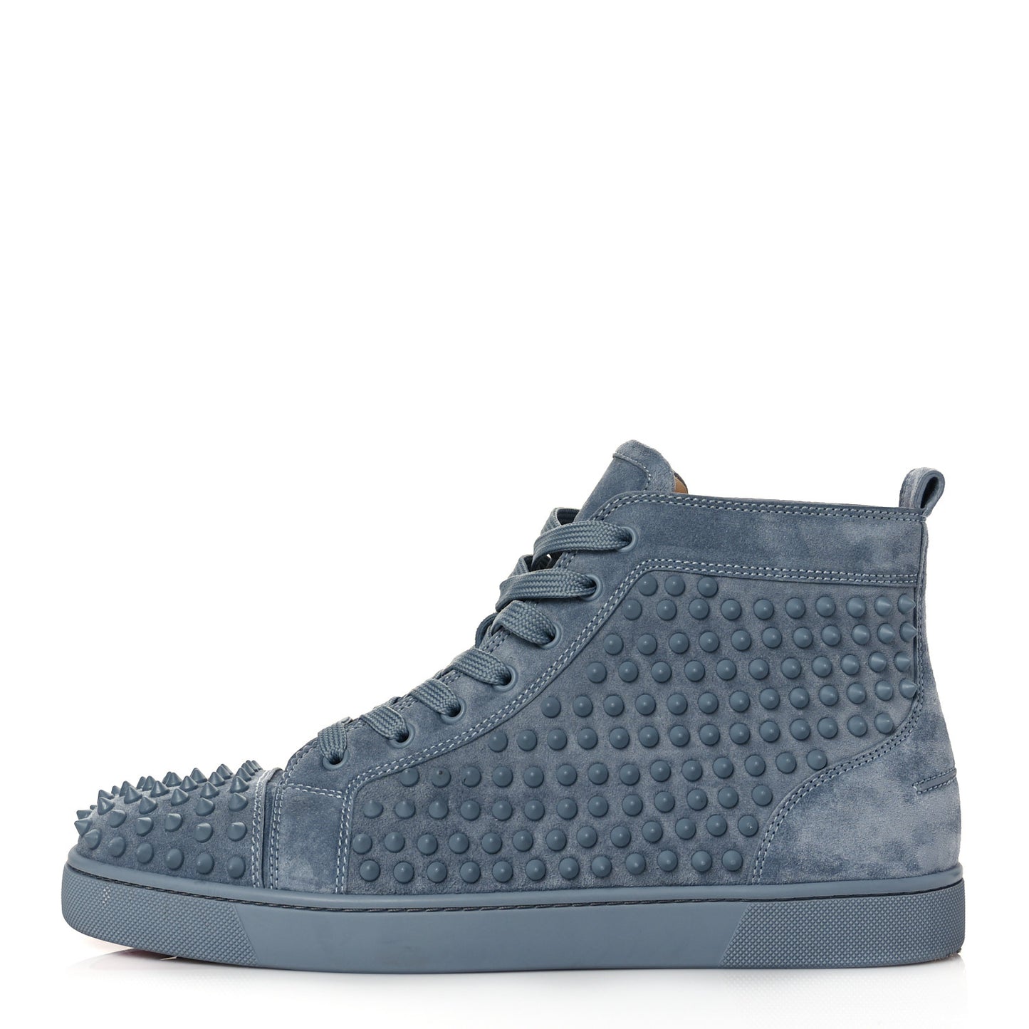 Veau Velours Mens Louis Spikes Flat Sneakers 45 Squale