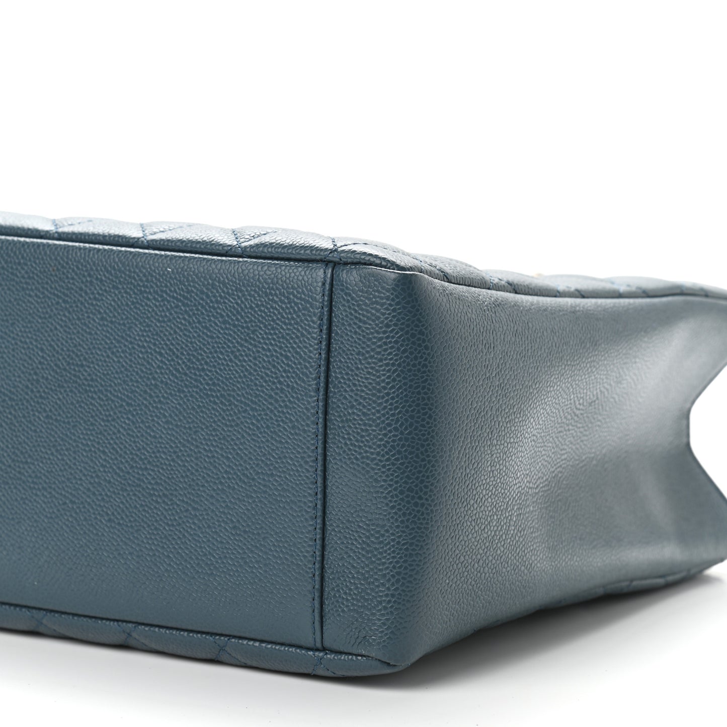 Caviar Quilted Grand Shopping Tote GST Blue