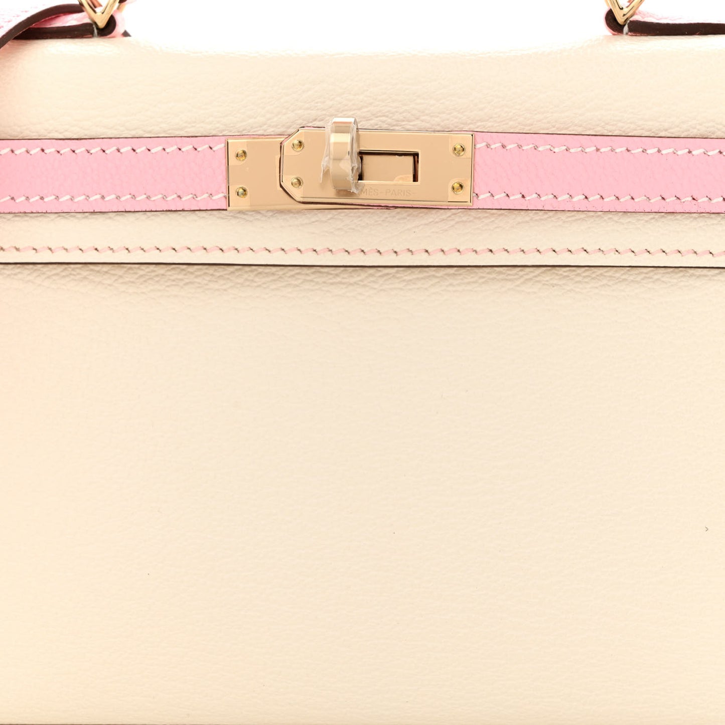 Chevre Mysore Horseshoe Mini Kelly Sellier 20 Nata Rose Sakura