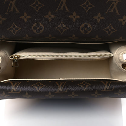 Louis Vuitton Grained Calfskin Monogram Double V Creme 5 of 9