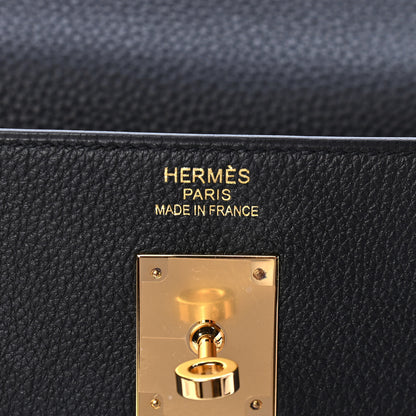Hermes Togo Kelly Retourne 35 Black 6 of 11