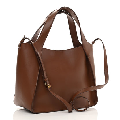 Stella McCartney Eco Alter Nappa East West Perforated Tote Brown 3 of 13