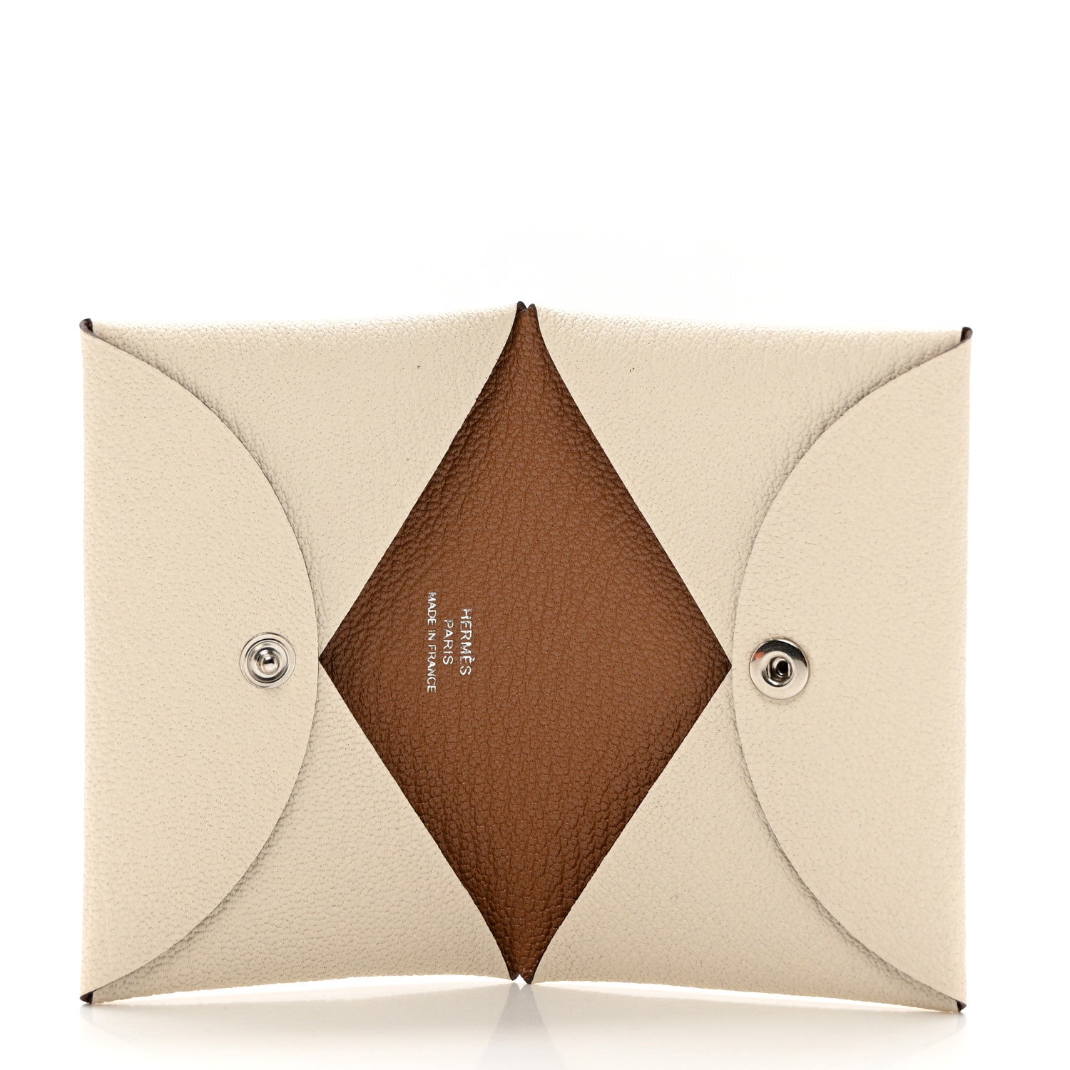 Hermes Chevre Mysore Verso Calvi Card Case Nata Quebracho 5 of 7