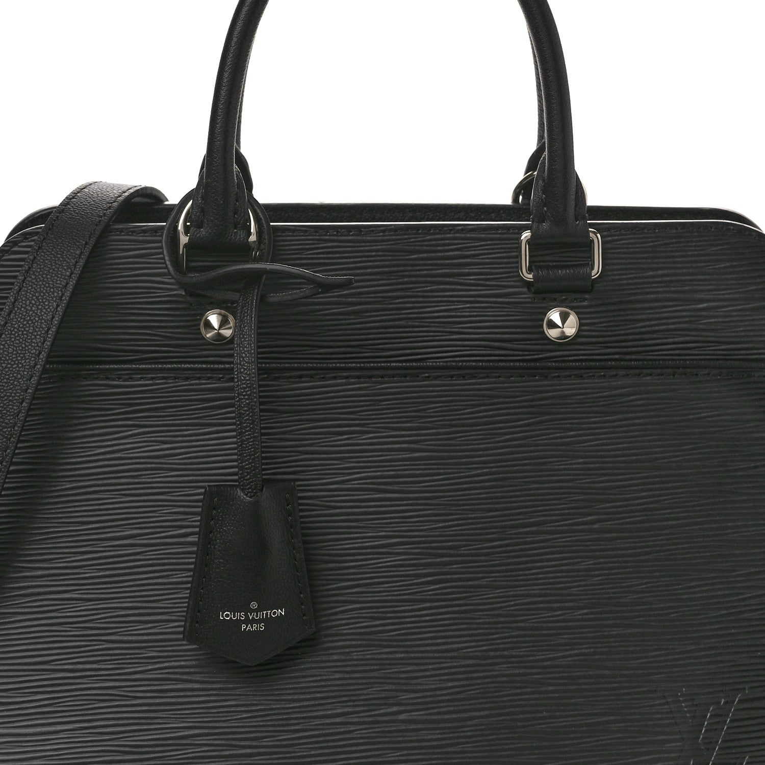 Louis Vuitton Epi Vaneau MM Black 7 of 9