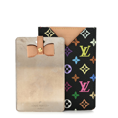 Louis Vuitton Monogram Multicolor Mirror and Case Pouch Black 1 of 9