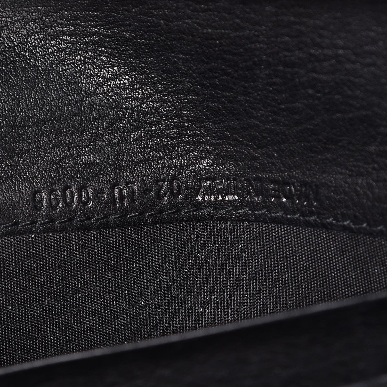 Christian Dior Calfskin Gaucho Saddle Wallet Black 7 of 7