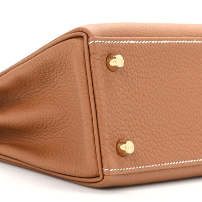 Hermes Togo Kelly Retourne 25 Gold 8 of 10