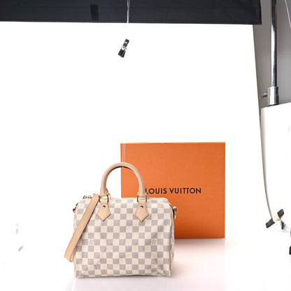 Louis Vuitton Damier Azur Speedy Bandouliere 25 10 of 10