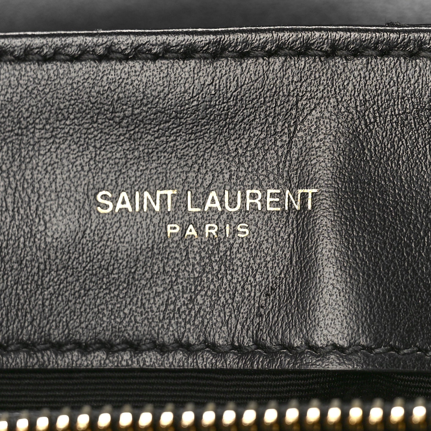 Calfskin Y Quilted Monogram Small Loulou Chain Satchel Black