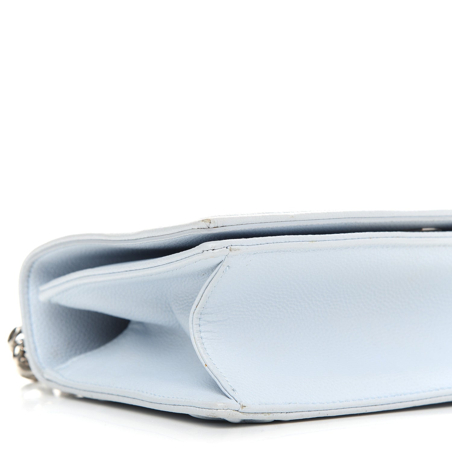 Christian Dior Grained Calfskin Medium Diorama Flap Bag Light blue 8 of 12