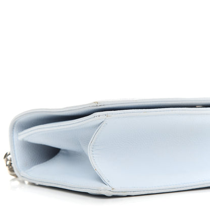 Christian Dior Grained Calfskin Medium Diorama Flap Bag Light blue 8 of 12