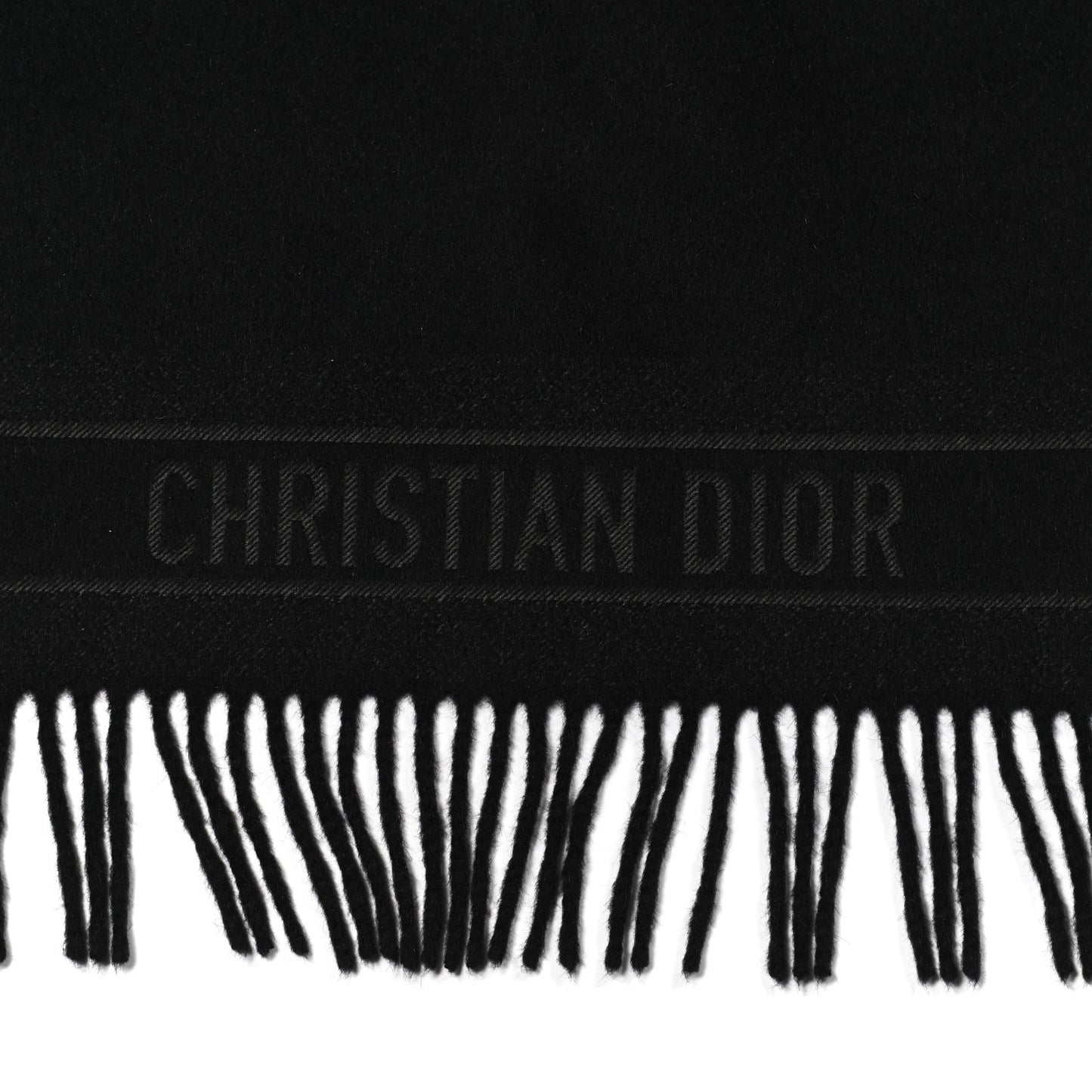 Cashmere Poncho Black