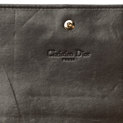 Christian Dior Lambskin Cannage Rendezvous Chain Wallet Brown 10 of 16
