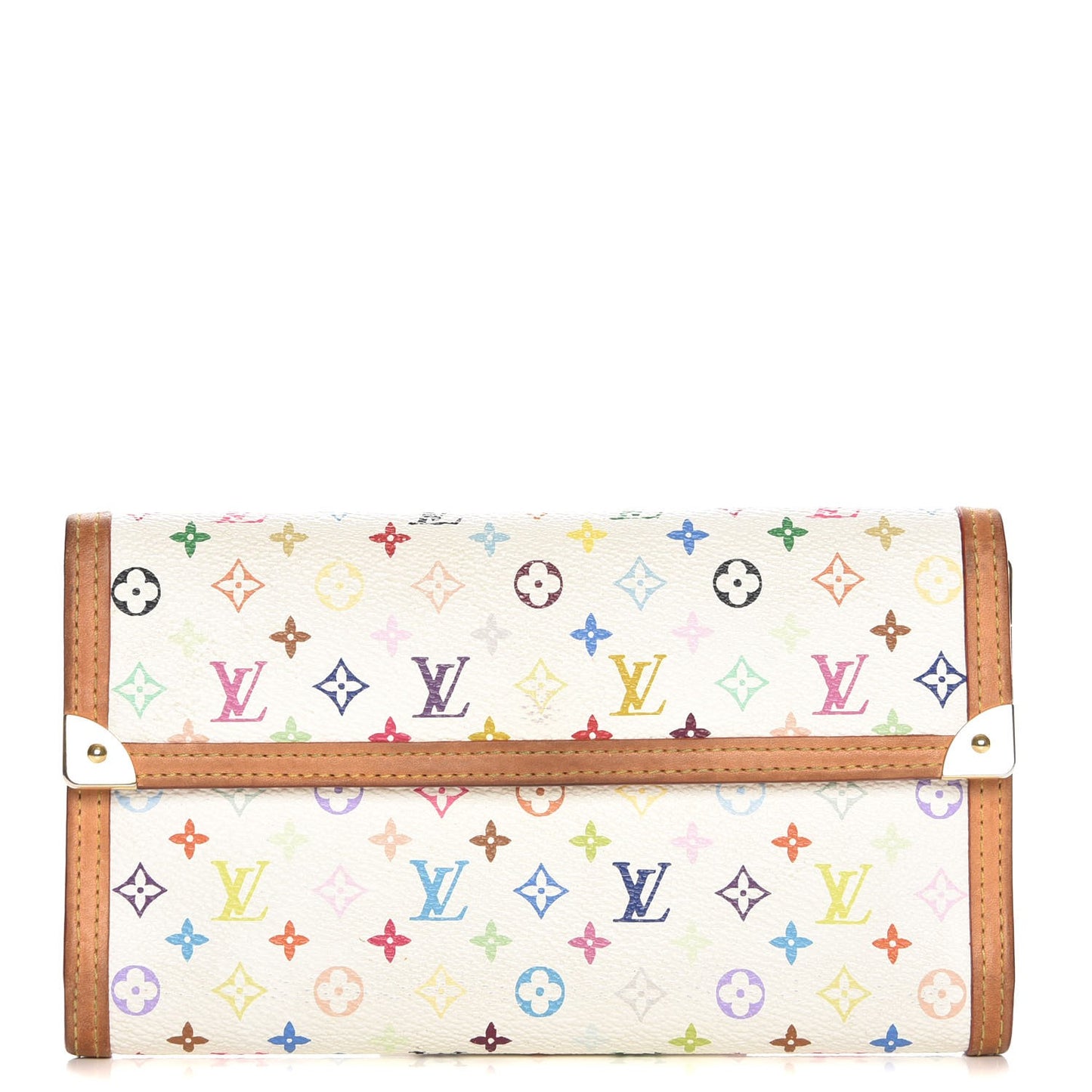 Monogram Multicolor Porte Tresor International Wallet White