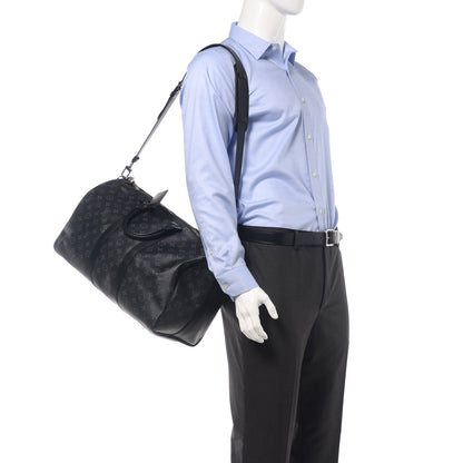 Louis Vuitton Monogram Eclipse Keepall Bandouliere 45 2 of 12