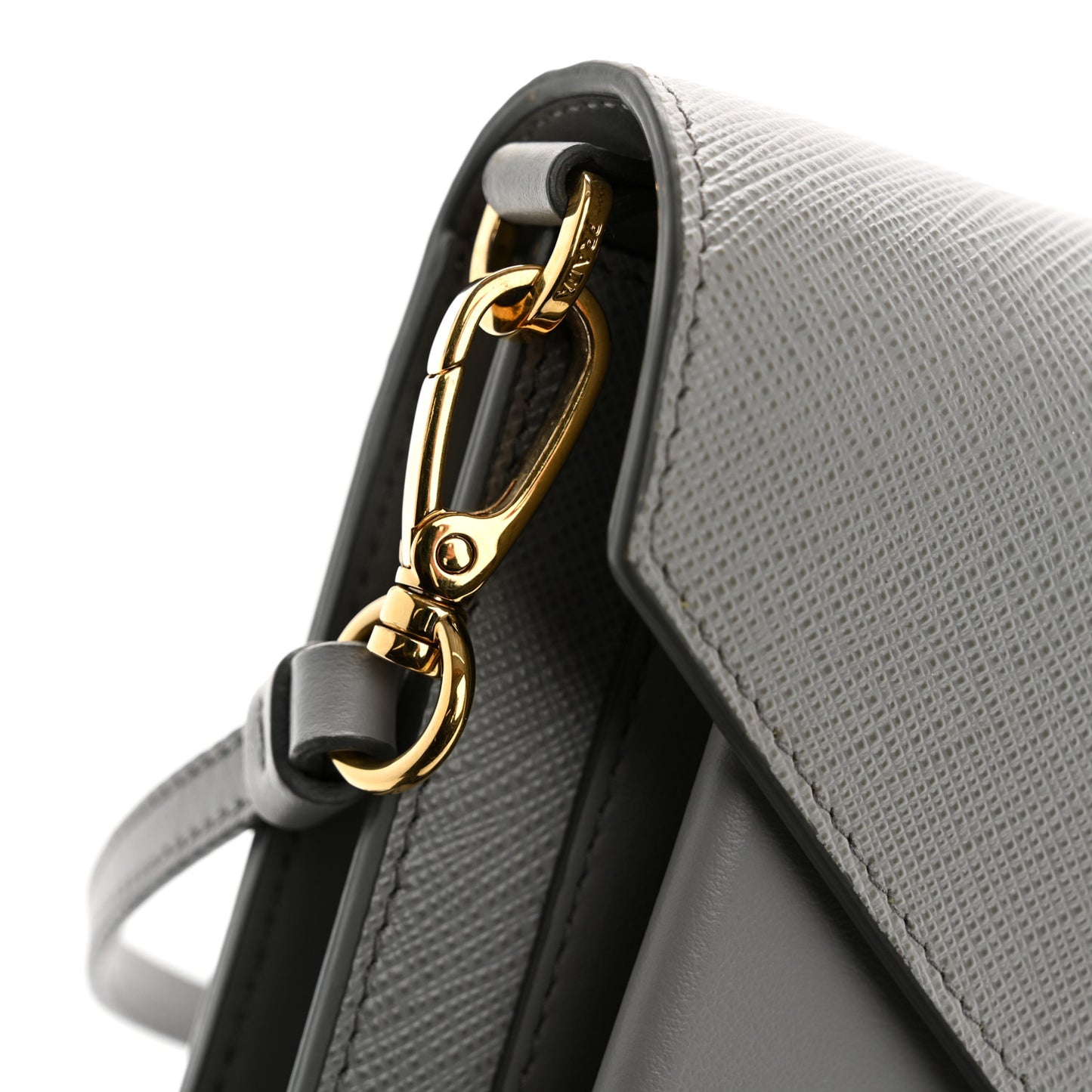 Saffiano City Calfskin Monochrome Envelope Crossbody Nube