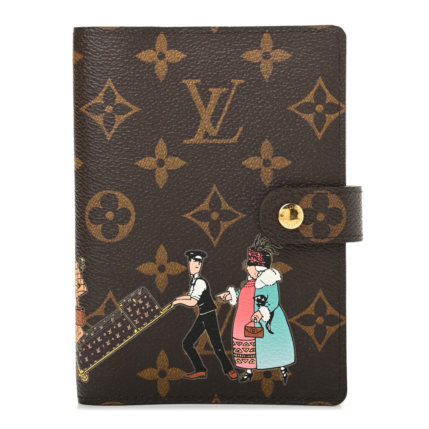 Monogram Illustre Small Ring Agenda Rose