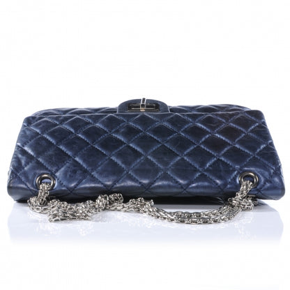 Chanel Calfskin 2.55 Reissue 227 Flap Metallic Blue 5 of 10