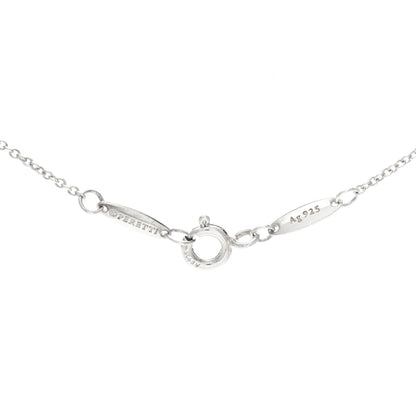 Tiffany Sterling Silver Tanzanite .07ct Elsa Peretti Color By The Yard Necklace 4 of 5