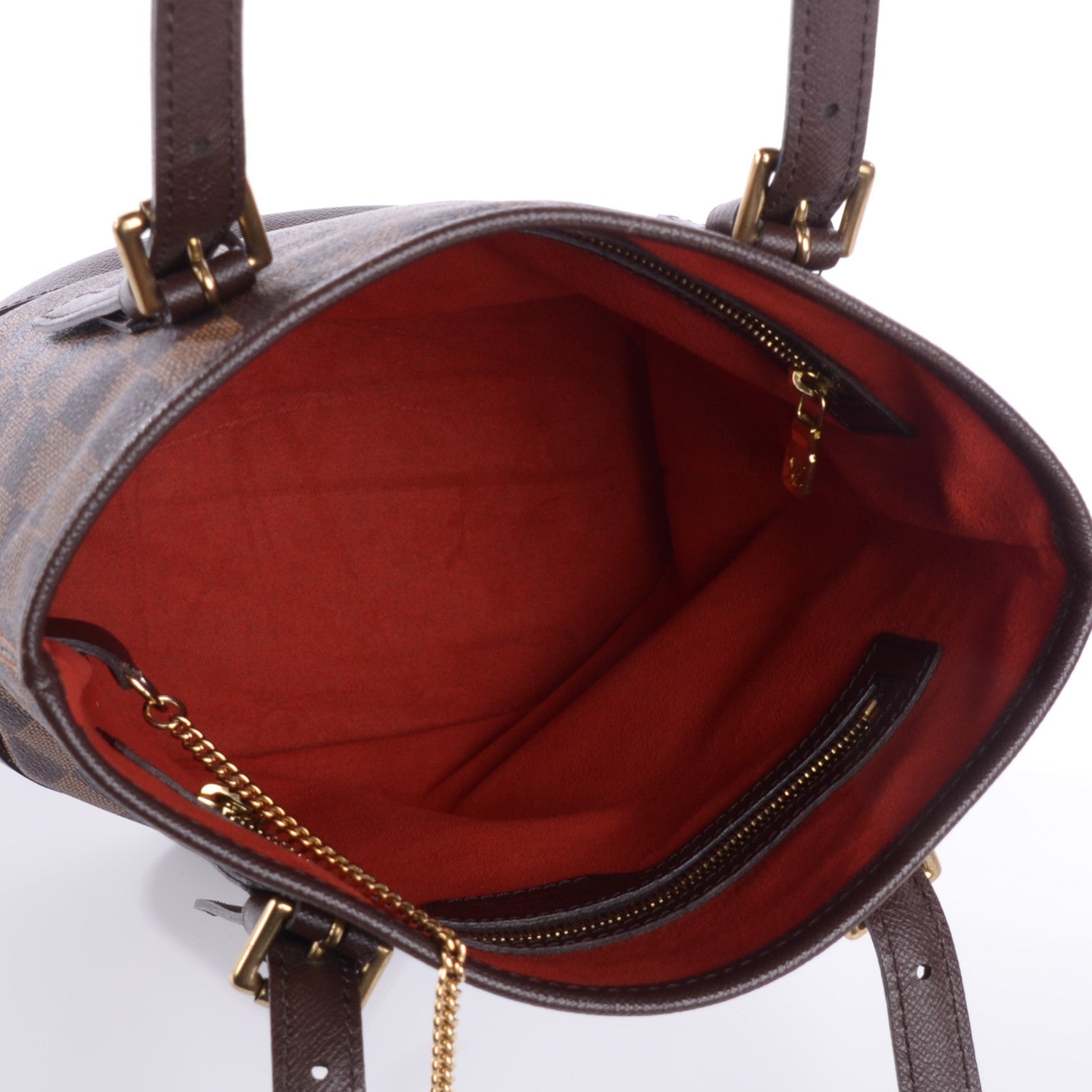 Louis Vuitton Damier Ebene Marais Bucket 23 5 of 7