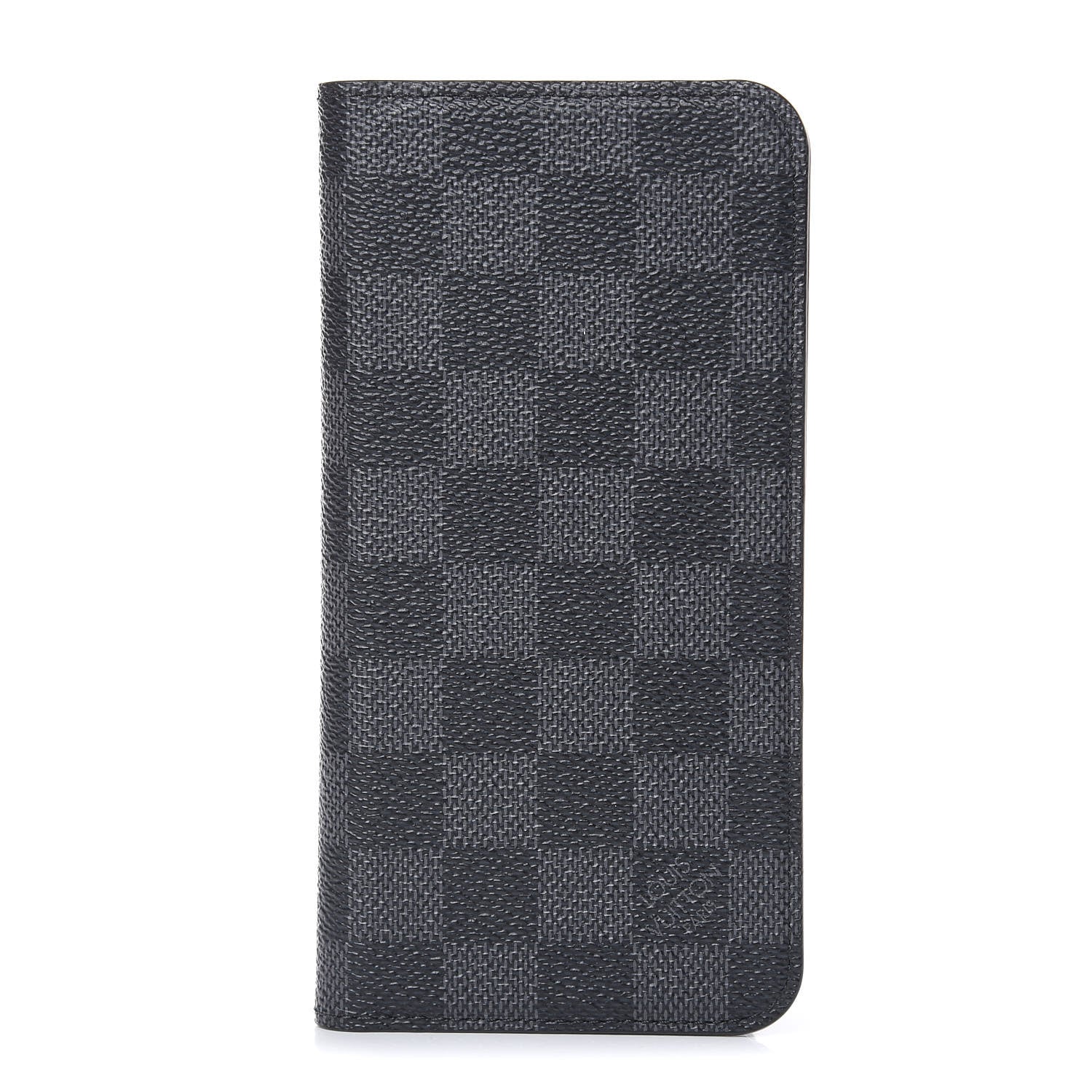 Louis Vuitton Damier Graphite iPhone X Folio Case 1 of 7