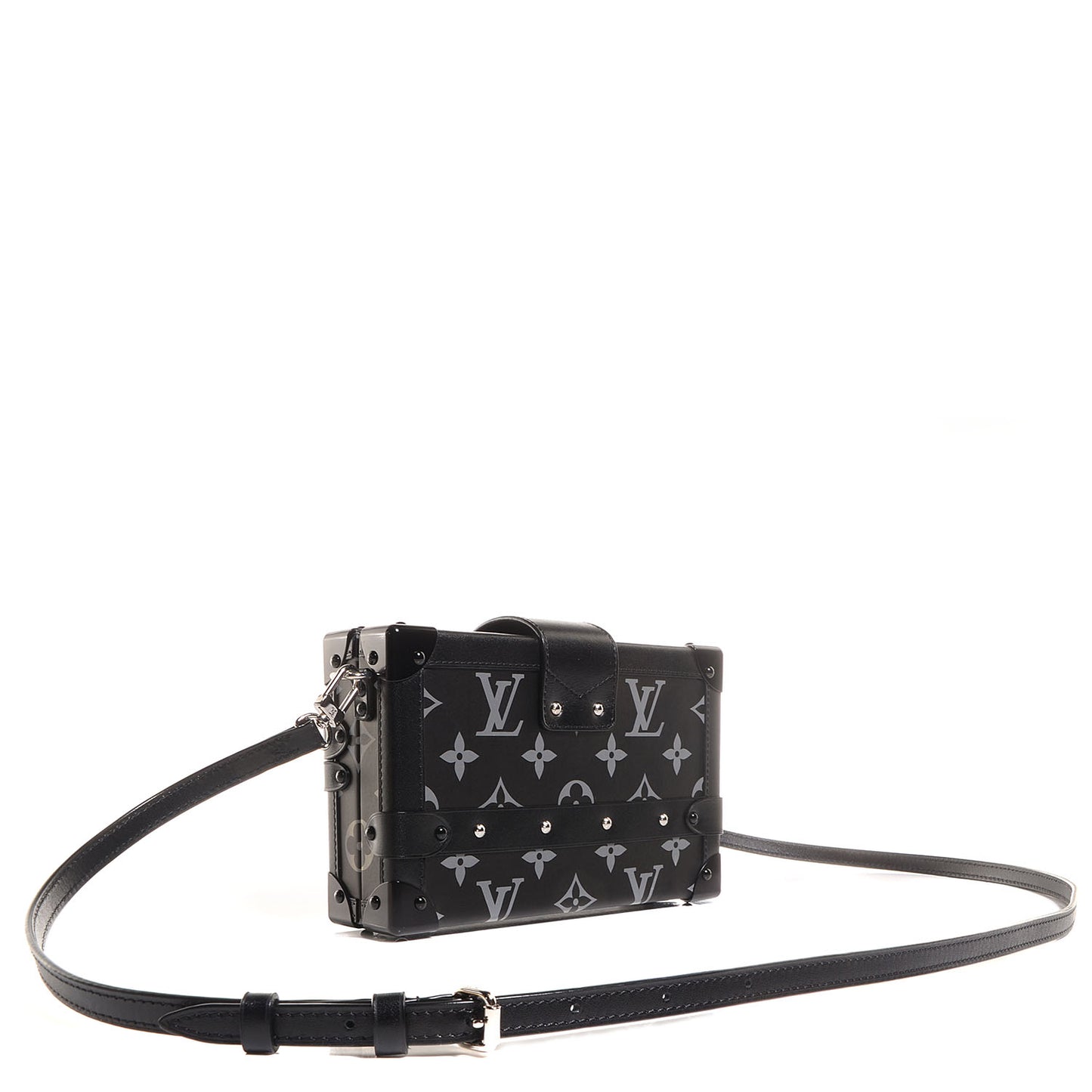 Reflective Petite Malle Black
