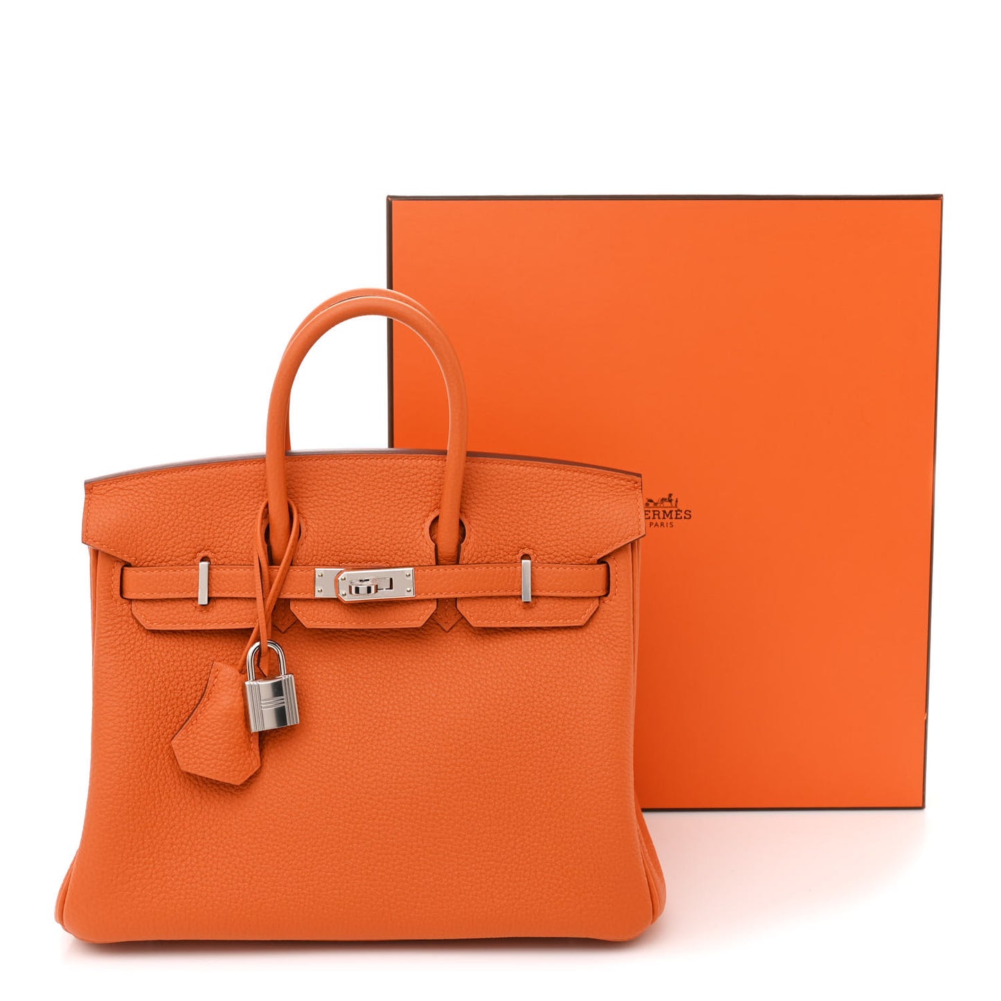 Togo Birkin 25 Orange