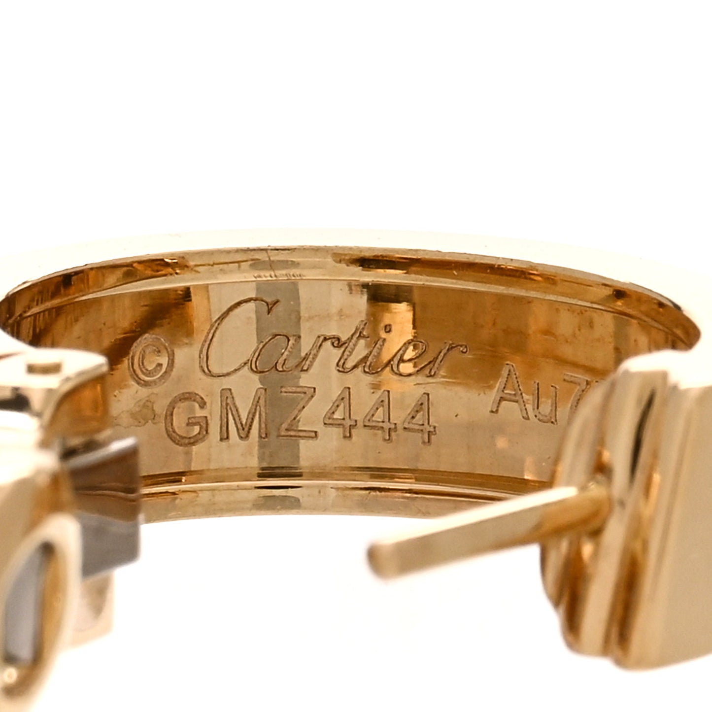 18K Yellow Gold 5.5mm LOVE French Clip Hoop Earrings