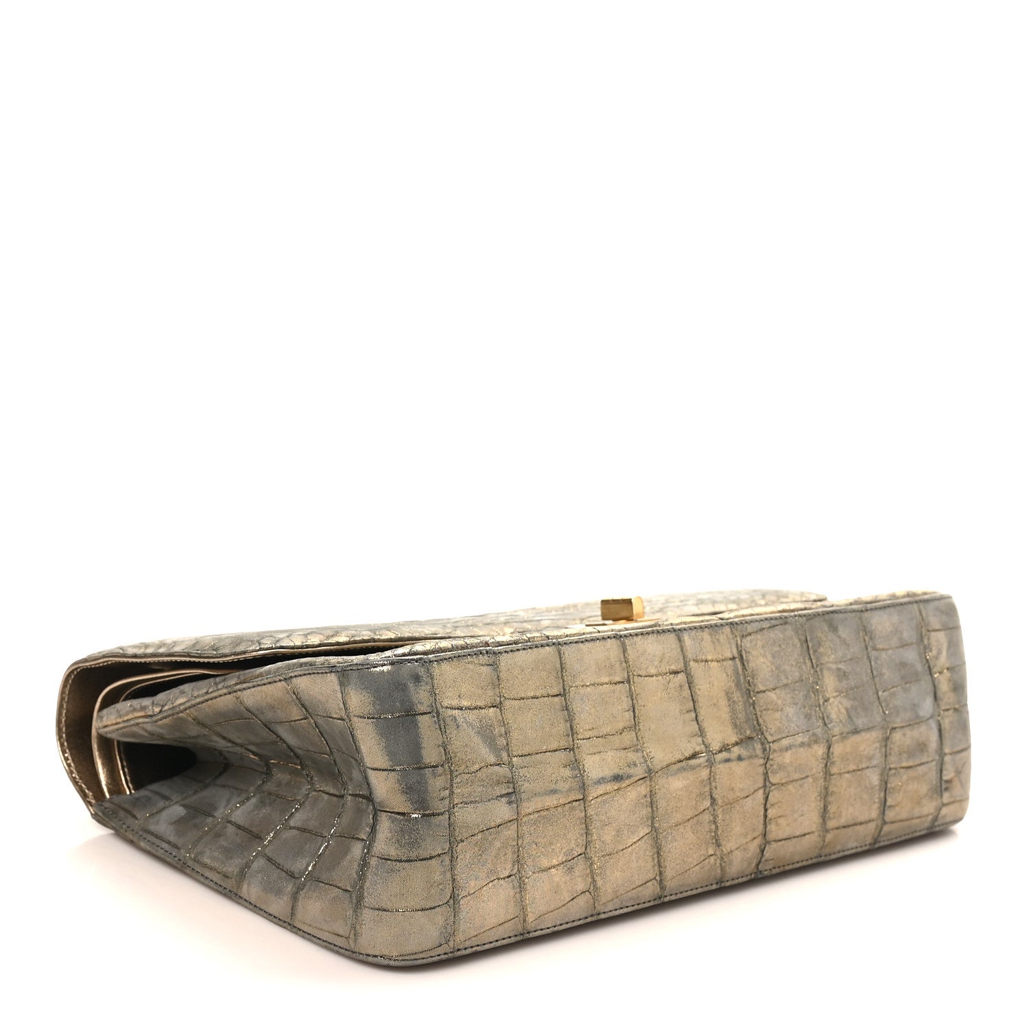 Chanel Metallic Alligator 2.55 Reissue 226 Flap Gold 1887150