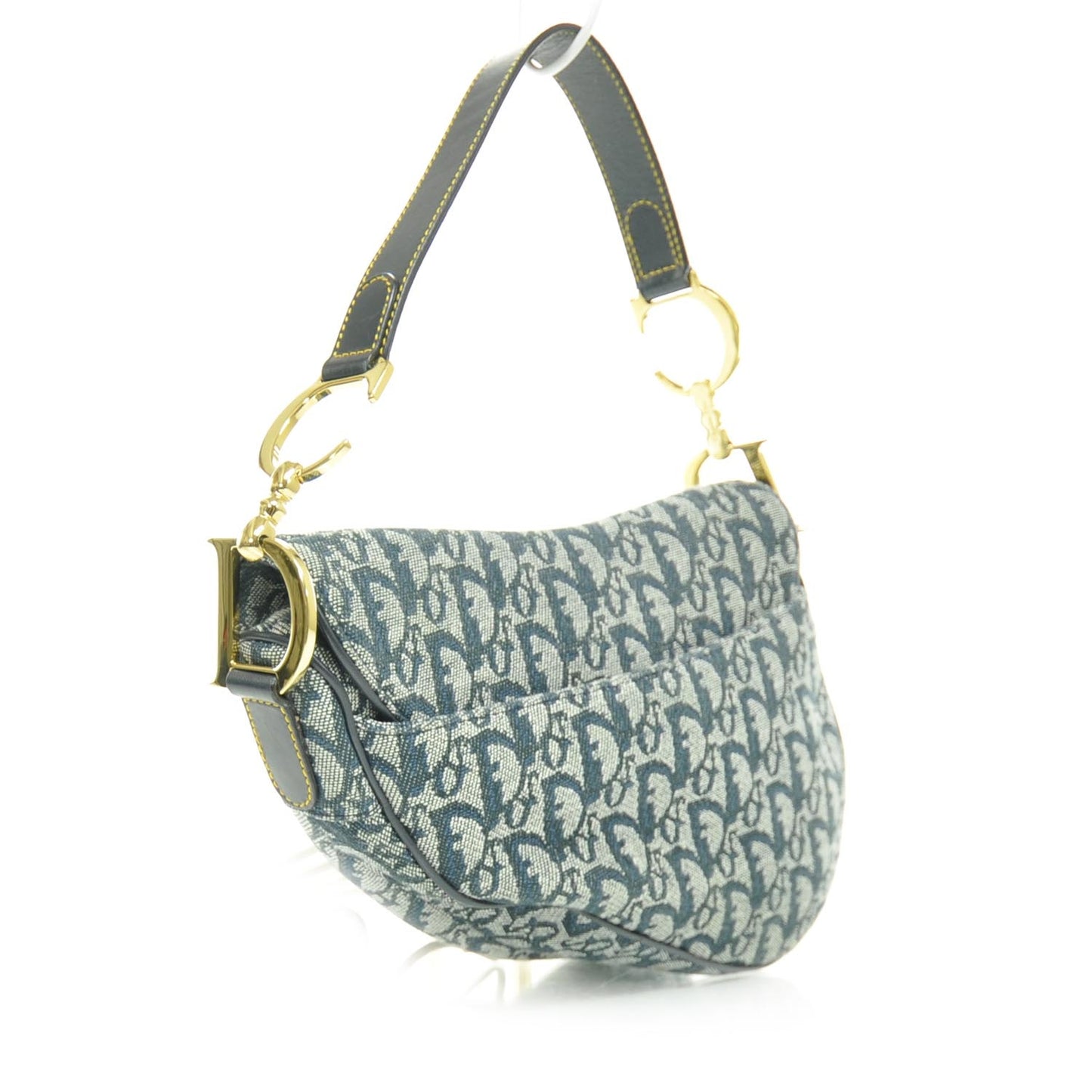 Monogram Saddle Bag Blue