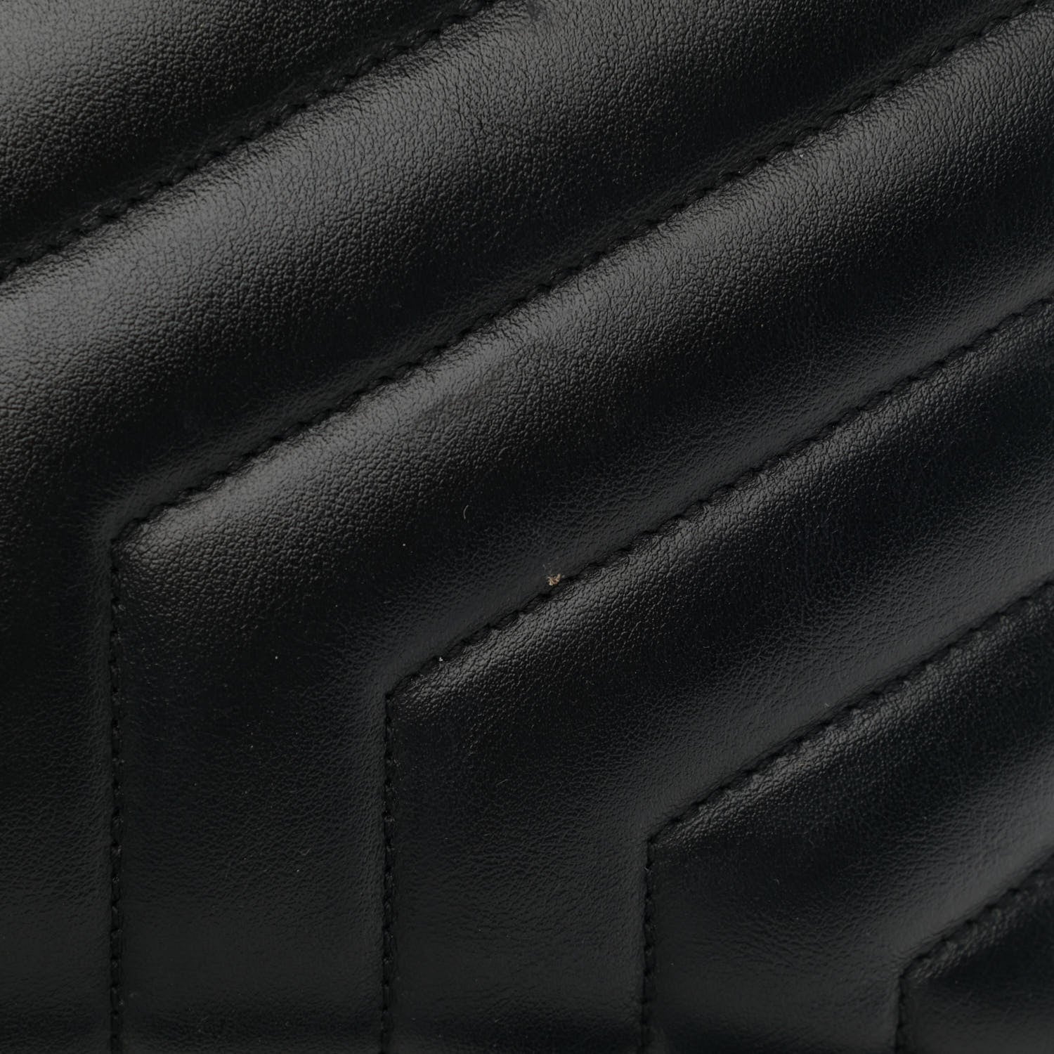 Saint Laurent Calfskin Y Quilted Monogram Medium Loulou Chain Satchel Black 13 of 15