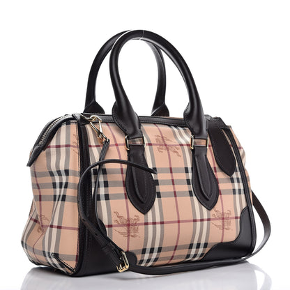Burberry Haymarket Check Small Gladstone Chocolate 4 of 9
