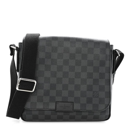 Louis Vuitton Damier Graphite District PM 1 of 10