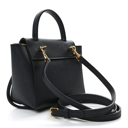 Celine Grained Calfskin Pico Belt Bag Black 4 of 8