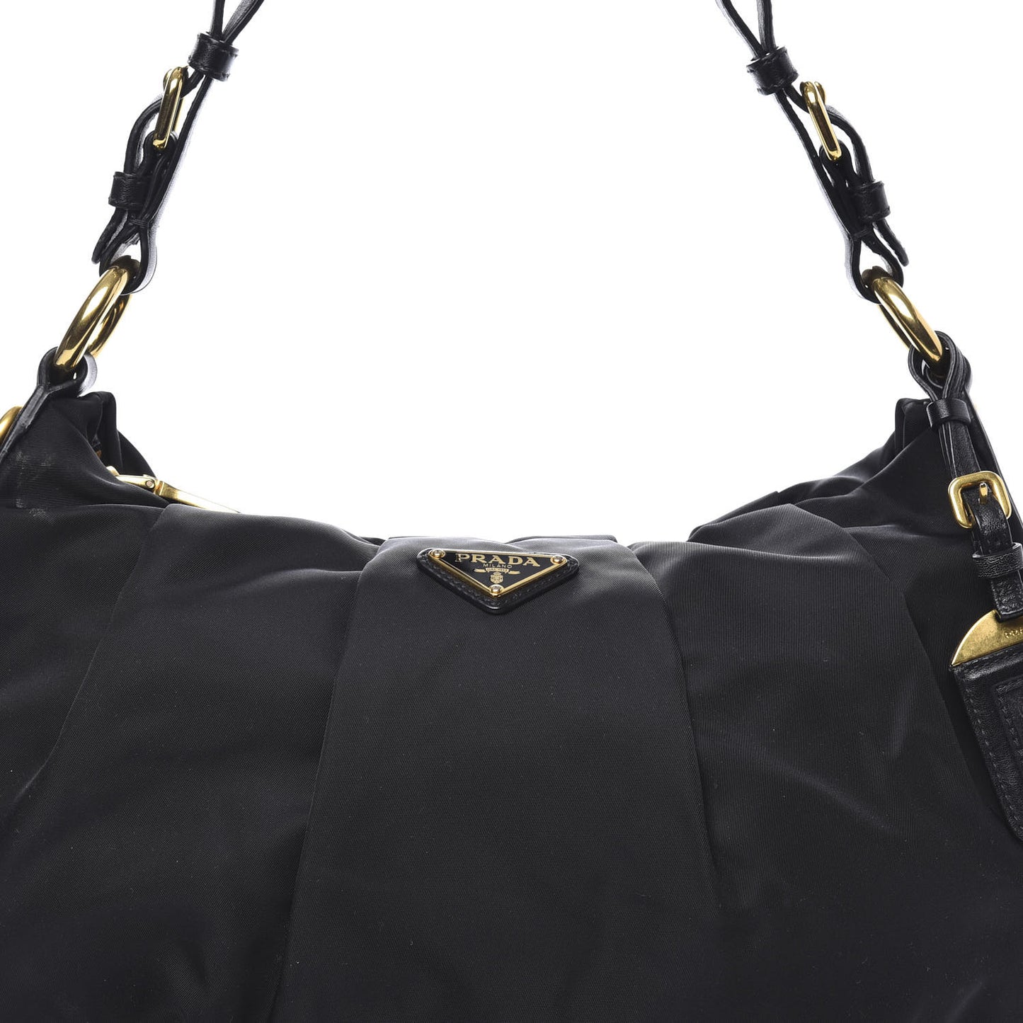 Tessuto Nylon Shoulder Bag Black