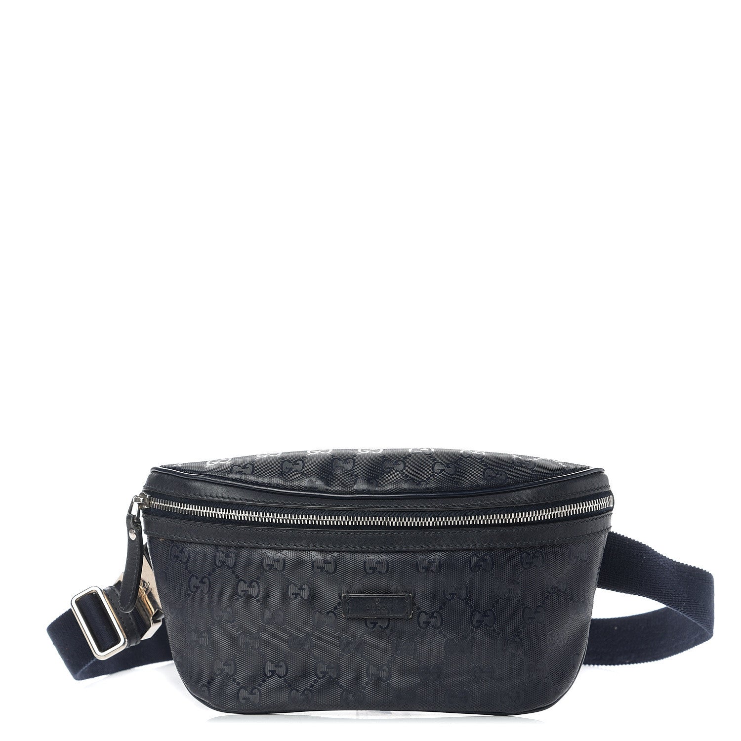 Gucci Imprime Monogram Belt Bag Navy 1 of 9