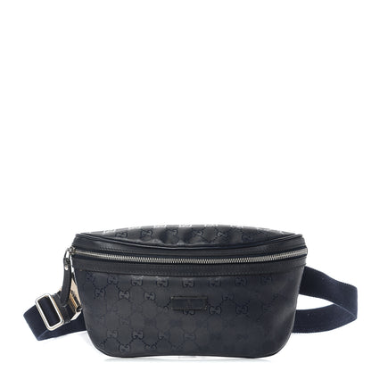 Gucci Imprime Monogram Belt Bag Navy 1 of 9
