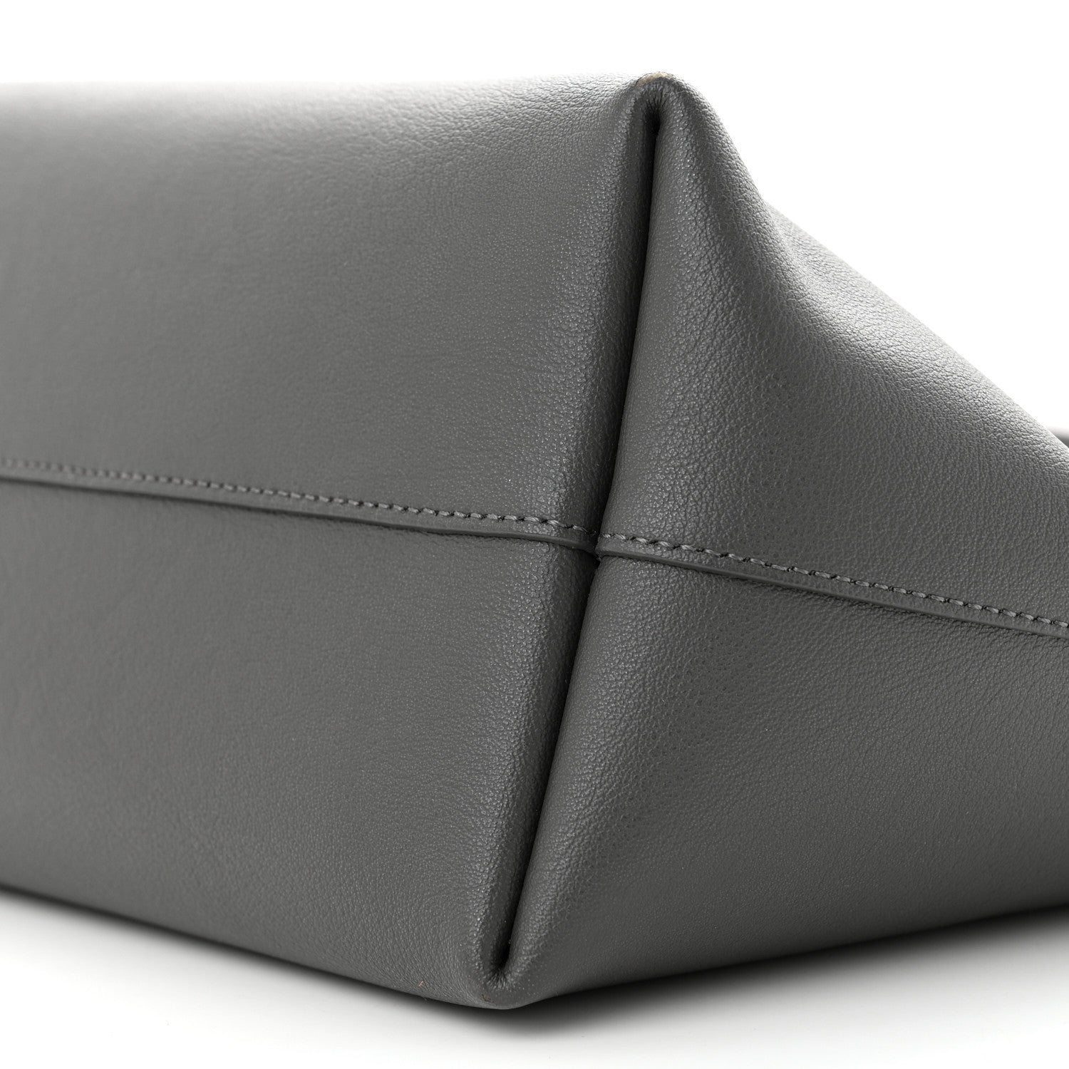 Saint Laurent Calfskin Large Shopping Tote Storm 11 of 12