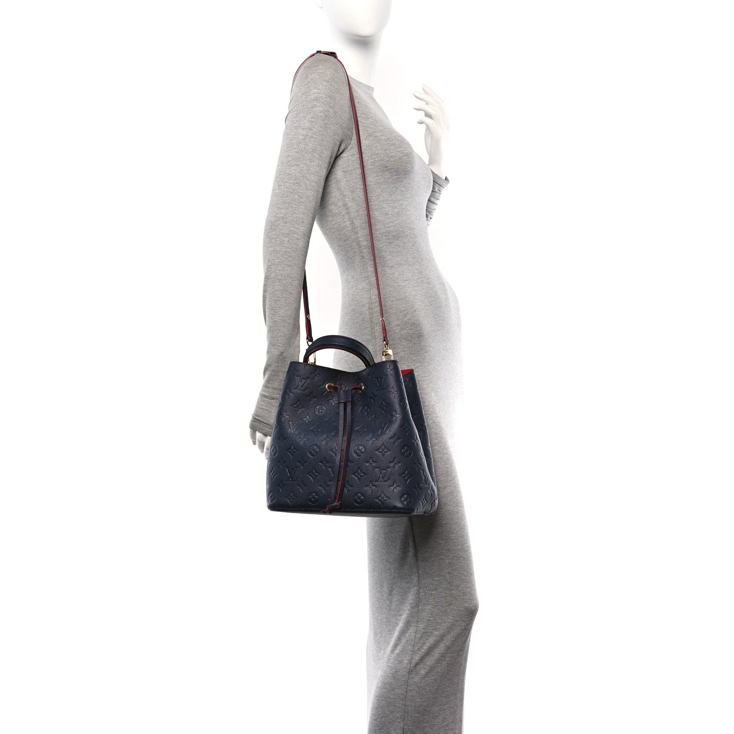 Louis Vuitton Empreinte Neonoe MM Marine Rouge 2 of 12