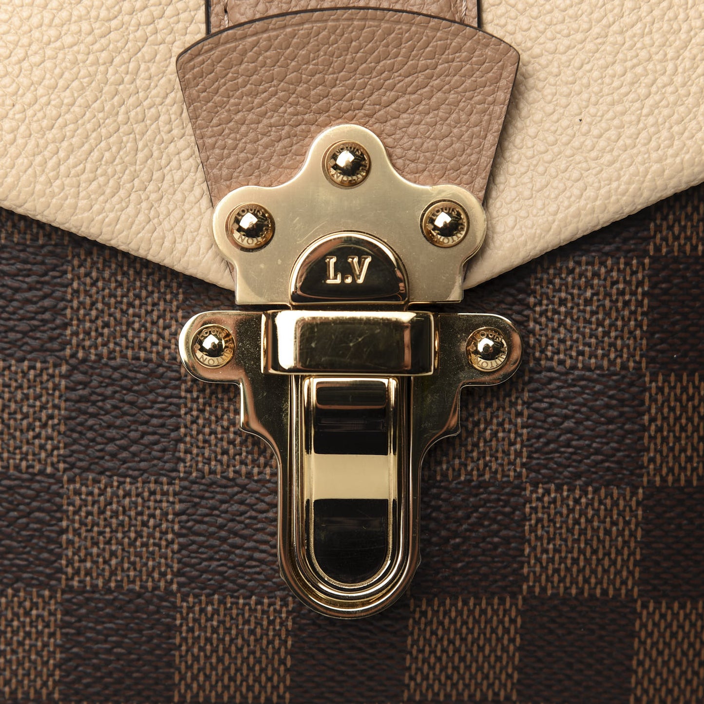 Damier Ebene Clapton Backpack Creme