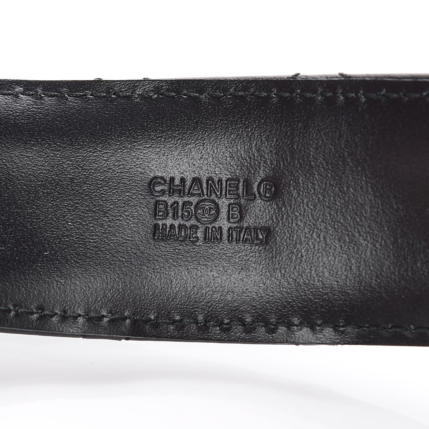 Chanel Lambskin Quilted CC Chain Belt 90 36 Black 4 of 8